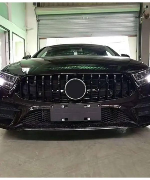 Alternative view of Μάσκα Για Mercedes-Benz CLS C257 / X257 2018-2023 GT Amg Panamericana Look  Μαύρη Γυαλιστερή 1 Τεμάχιο