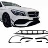 Kimpiris - Splitters Μπροστινού Προφυλακτήρα Για Mercedes-Benz CLA W117 Facelift 16-18  Με Amg Line Προφυλακτήρα Piano Black 8 Τεμάχια