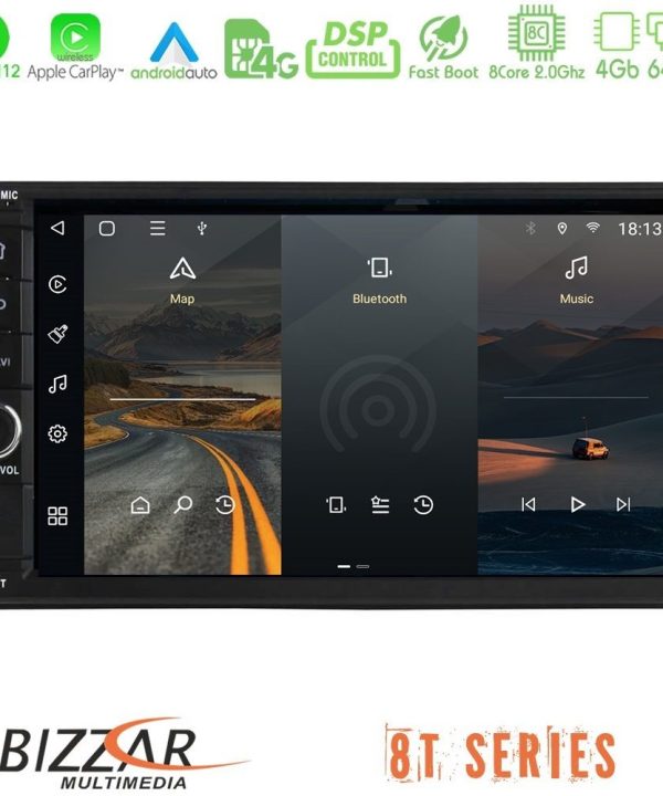 Kimpiris - Bizzar OEM Nissan (178x100mm) 8core Android12 4+64GB Navigation Multimedia Deckless 7" με Carplay/AndroidAuto