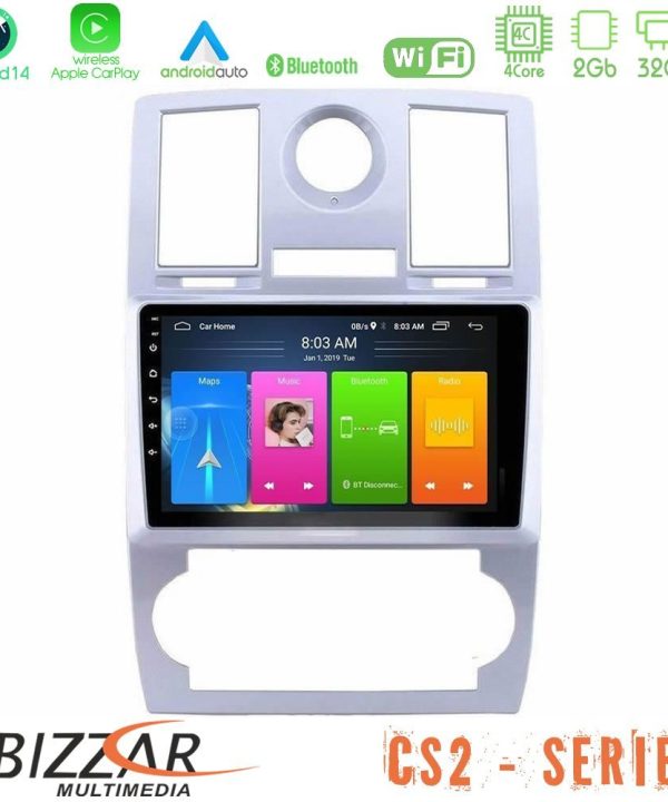Kimpiris - Bizzar CS2 Series 4Core Android14 2+32GB Chrysler 300C Navigation Multimedia Tablet 9" Με Carplay & Android Auto