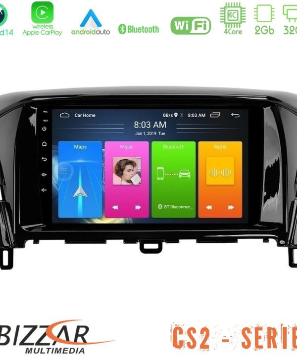 Kimpiris - Bizzar CS2 Series 4Core Android14 2+32GB Mitsubishi Eclipse Cross Navigation Multimedia Tablet 9" Με Carplay & Android Auto