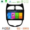 Kimpiris - Bizzar CS2 Series 4Core Android14 2+32GB Peugeot 206 Navigation Multimedia Tablet 9" Με Carplay & Android Auto