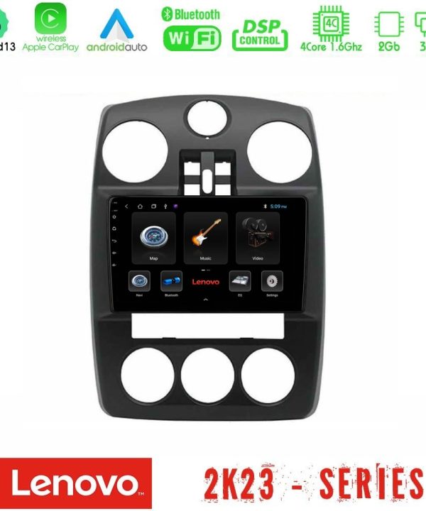Kimpiris - Lenovo Car Pad Chrysler PT-Cruiser 2000-2005 4Core Android 13 2+32GB Navigation Multimedia Tablet 9"