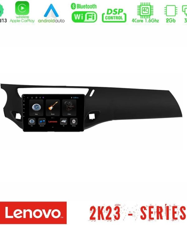 Kimpiris - Lenovo Car Pad Citroen C3/DS3 2009-2016 4Core Android 13 2+32GB Navigation Multimedia Tablet 9"