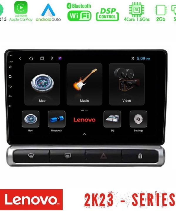 Kimpiris - Lenovo Car Pad Citroen C3 2016-> 4Core Android 13 2+32GB Navigation Multimedia Tablet 9"