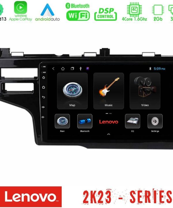 Kimpiris - Lenovo Car Pad Honda Jazz 2013-2020 4Core Android 13 2+32GB Navigation Multimedia Tablet 9"