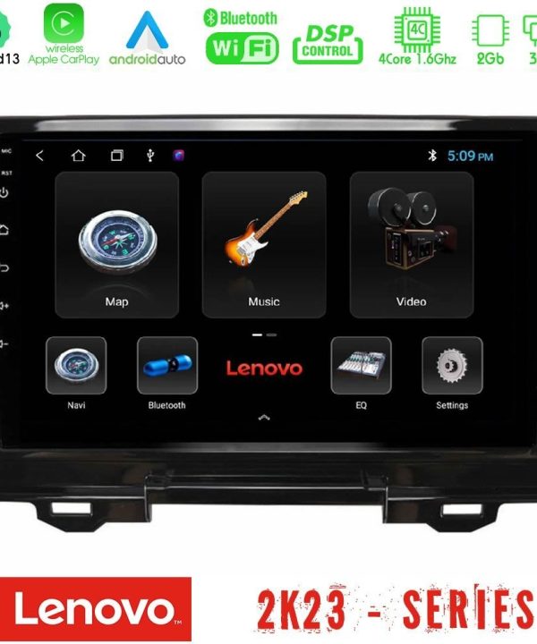 Kimpiris - Lenovo Car Pad Honda HR-V 2021-> 4Core Android 13 2+32GB Navigation Multimedia Tablet 9"
