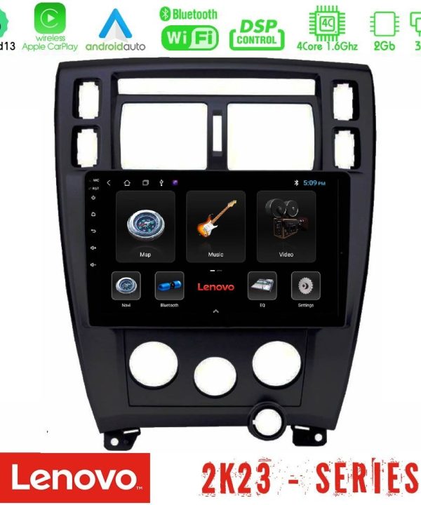 Kimpiris - Lenovo Car Pad Hyundai Tucson 2006 – 2013 4Core Android 13 2+32GB Navigation Multimedia Tablet 10"