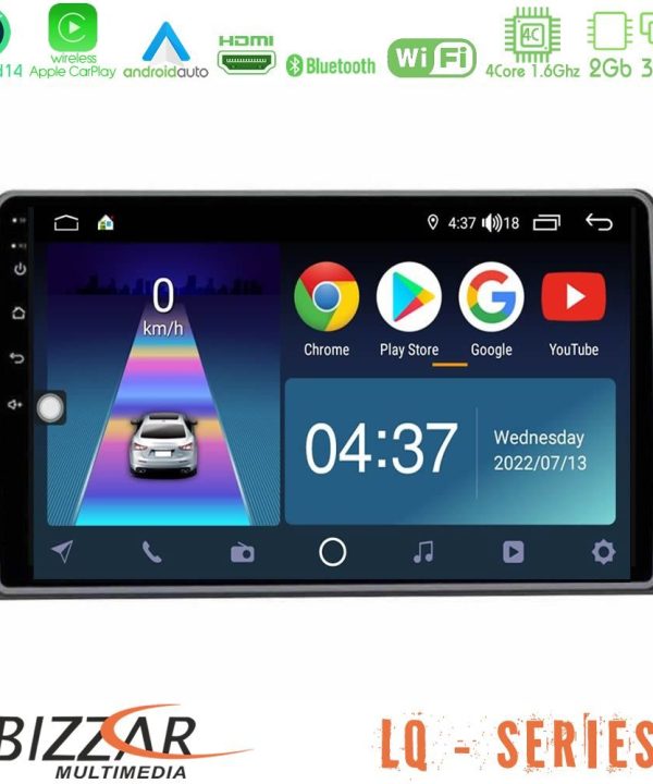 Kimpiris - Bizzar LQ Series 4Core Android14 2+32GB Renault Arkana 2019-> Navigation Multimedia Tablet 10" Με Carplay & Android Auto