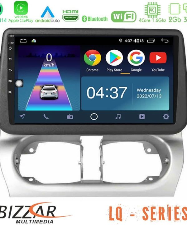 Kimpiris - Bizzar LQ Series 4Core Android14 2+32GB Opel Corsa C/Combo C Navigation Multimedia Tablet 9" Με Carplay & Android Auto