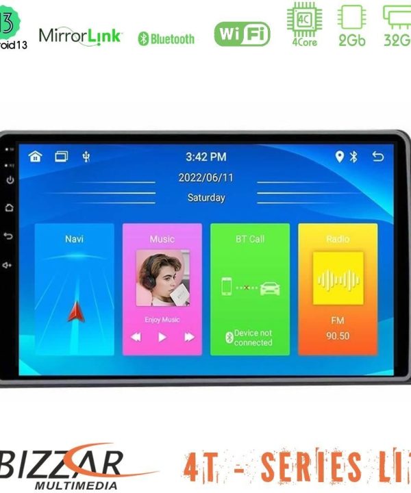 Kimpiris - Bizzar 4T Series Renault Arkana 2019-> 4Core Android13 2+32GB Navigation Multimedia Tablet 10"