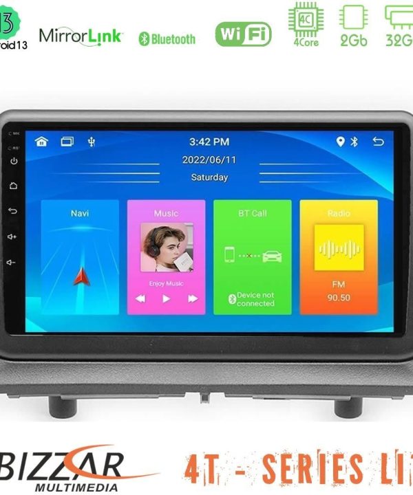 Kimpiris - Bizzar 4T Series Dodge Nitro 2007-2011 4Core Android13 2+32GB Navigation Multimedia Tablet 9"