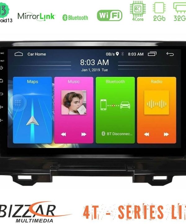 Kimpiris - Bizzar 4T Series Honda HR-V 2021-> 4Core Android13 2+32GB Navigation Multimedia Tablet 9"