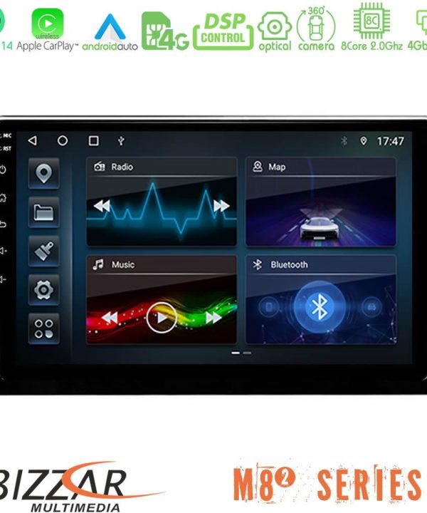 Kimpiris - Bizzar M8² Series 8Core Android14 4+32GB  Peugeot Partner / Citroën Berlingo 2020-> Navigation Multimedia Tablet 10" Με Carplay & Android Auto