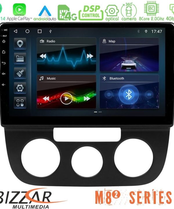 Kimpiris - Bizzar M8² Series 8Core Android14 4+32GB  VW Jetta Navigation Multimedia Tablet 10" Με Carplay & Android Auto