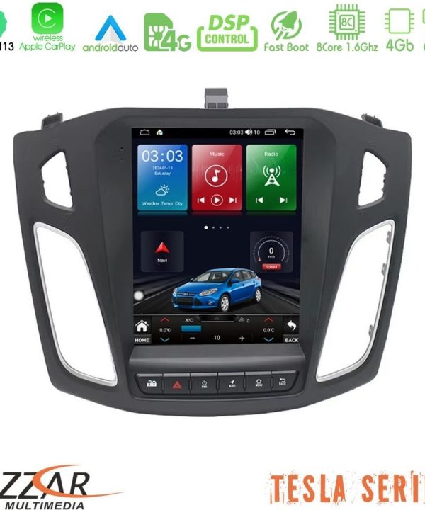 Kimpiris - Bizzar Tesla Series 8Core Android13 4+64GB Ford Focus 2012-2018 Navigation Multimedia Tablet 9.7"