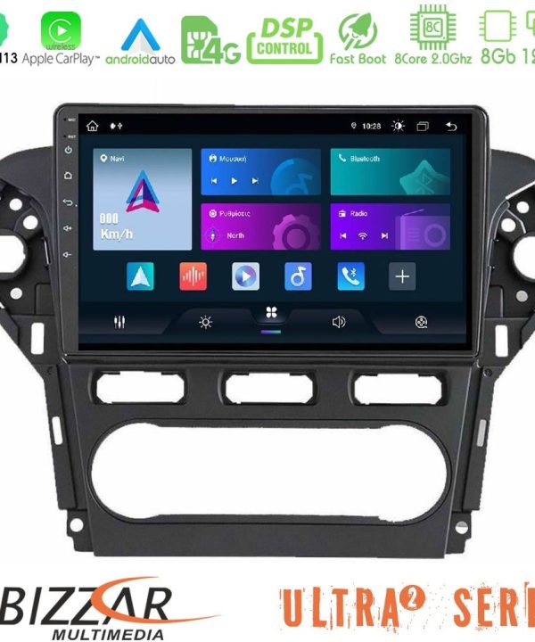Kimpiris - Bizzar Ultra Series Ford Mondeo 2011-2014 8core Android13 8+128GB Navigation Multimedia Tablet 9"