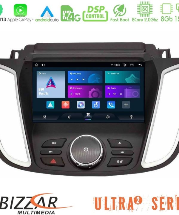 Kimpiris - Bizzar Ultra Series Ford C-Max / Kuga 8core Android13 8+128GB Navigation Multimedia Tablet 9"