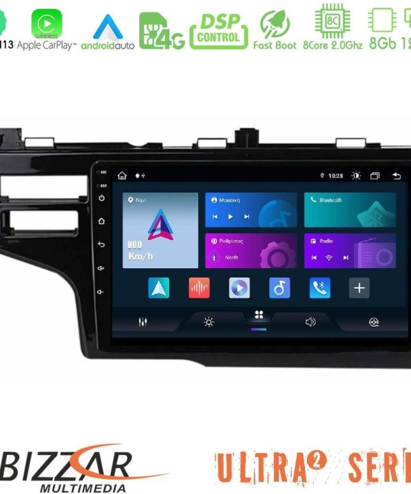 Kimpiris - Bizzar Ultra Series Honda Jazz 2013-2020 8core Android13 8+128GB Navigation Multimedia Tablet 9"
