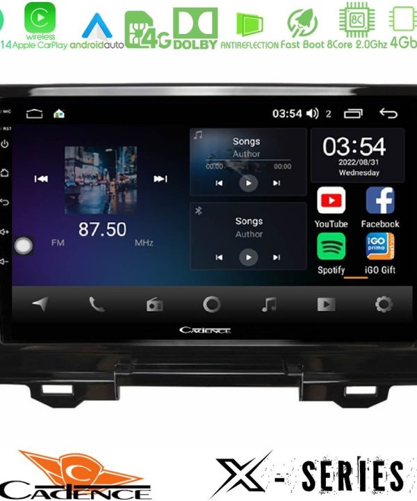 Kimpiris - Cadence X Series Honda HR-V 2021-> 8core Android 14 4+64GB Navigation Multimedia Tablet 9"