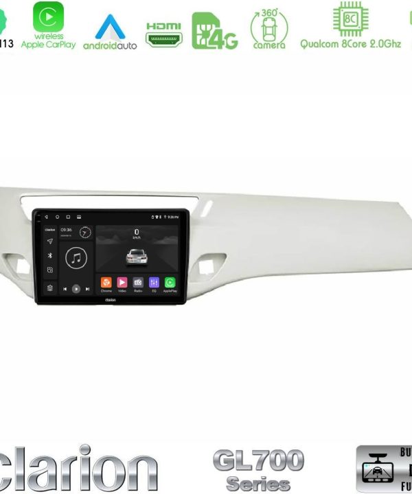 Kimpiris - Clarion GL700 Series 8Core Android13 4+64GB Citroen C3 2009-2016 Navigation Multimedia Tablet 9" Με Carplay & Android Auto