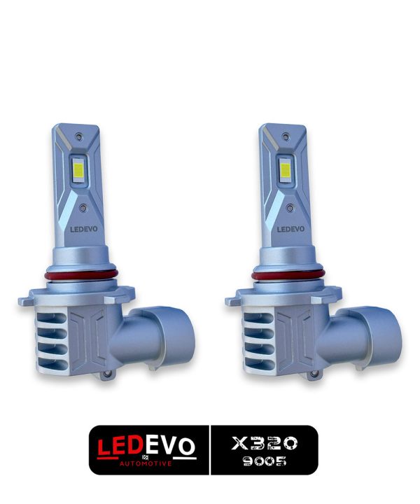 LED HEADLIGHTS 9005 HB3 CANBUS 4000LM 40W 9-16V MINI DESIGN PLUG & PLAY LEDEVO X320