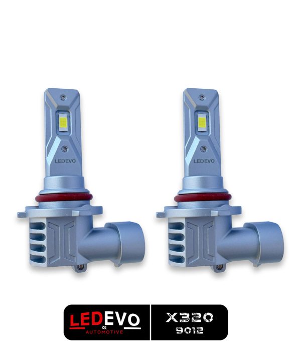 LED HEADLIGHTS HIR2 9012 CANBUS 4000LM 40W 9-16V MINI DESIGN PLUG & PLAY LEDEVO X320
