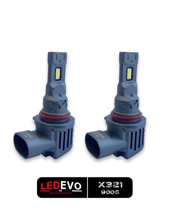 LED HEADLIGHTS 9006 HB4 CANBUS 6000LM 60W 9-16V MINI DESIGN PLUG & PLAY LEDEVO X321