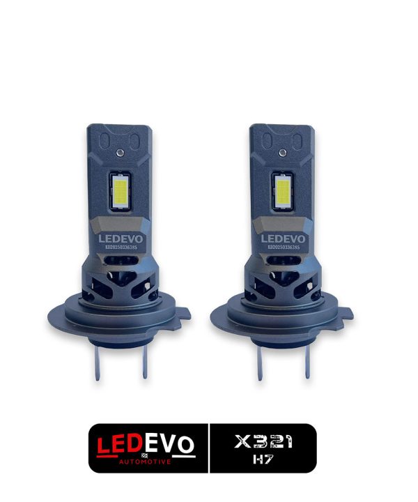 Alternative view of LED HEADLIGHTS H7 CANBUS 6000LM 60W 9-16V MINI DESIGN PLUG & PLAY LEDEVO X321