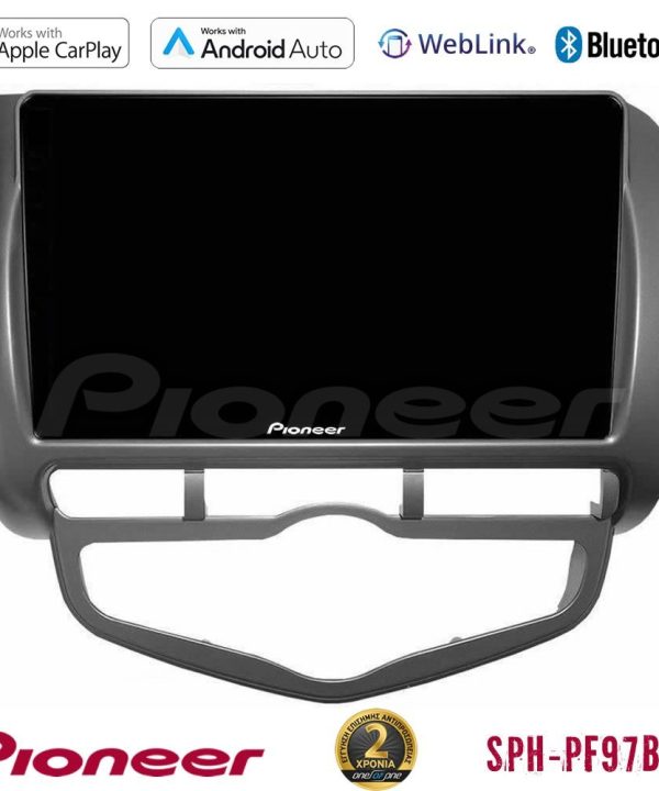 Kimpiris - Pioneer SPH-PF97BT Series    Honda Jazz 2002-2008 (Auto A/C) Multimedia Station 9" (Tablet Style) Με Carplay & Android Auto