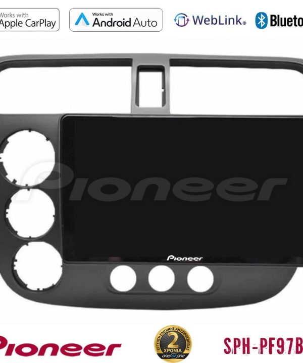 Kimpiris - Pioneer SPH-PF97BT Series    Honda Civic 2001-2005 Multimedia Station 9" (Tablet Style) Με Carplay & Android Auto