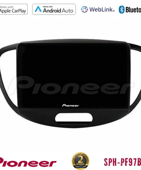 Kimpiris - Pioneer SPH-PF97BT Series    Hyundai i10 2008-2014 Multimedia Station 9" (Tablet Style) Με Carplay & Android Auto