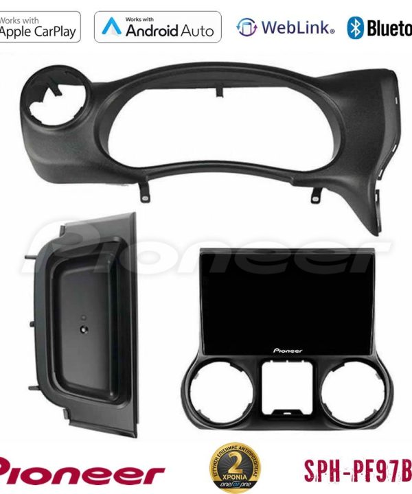 Kimpiris - Pioneer SPH-PF97BT Series    Jeep Wrangler 2014-2017 Multimedia Station 9" (Tablet Style) Με Carplay & Android Auto