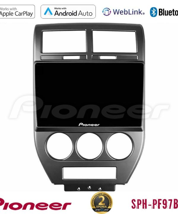 Kimpiris - Pioneer SPH-PF97BT Series    Jeep Compass/Patriot 2007-2008 Multimedia Station 9" (Tablet Style) Με Carplay & Android Auto
