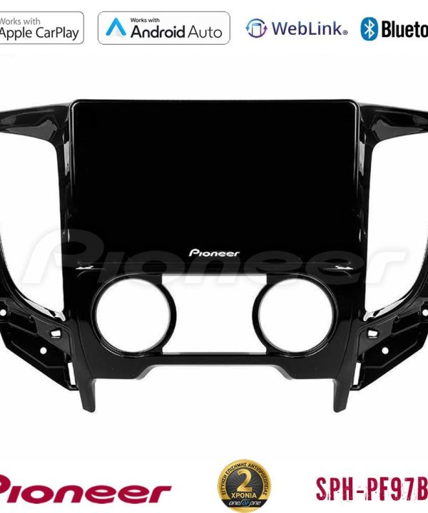 Kimpiris - Pioneer SPH-PF97BT Series    Mitsubishi L200 2016-> & Fiat Fullback (Manual A/C) Multimedia Station 9" (Tablet Style) Με Carplay & Android Auto
