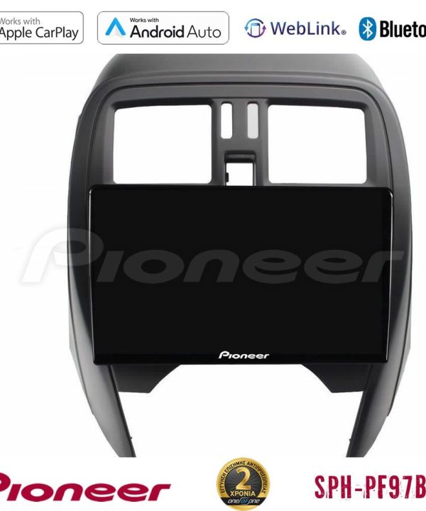 Kimpiris - Pioneer SPH-PF97BT Series Nissan Micra 2013-2016 Multimedia Station 9" (Tablet Style) Με Carplay & Android Auto