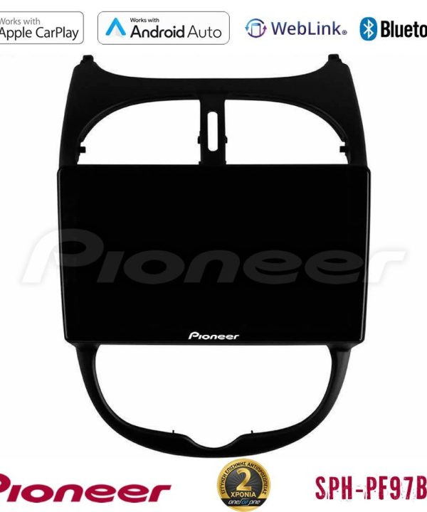 Kimpiris - Pioneer SPH-PF97BT Series    Peugeot 206 Multimedia Station 9" (Tablet Style) Με Carplay & Android Auto