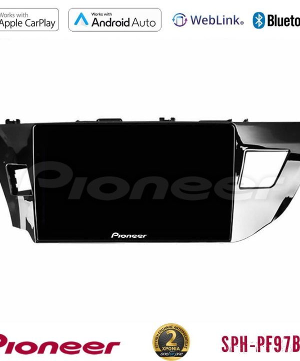 Kimpiris - Pioneer SPH-PF97BT Series    Toyota Corolla 2014-2016 Multimedia Station 9" (Tablet Style) Με Carplay & Android Auto