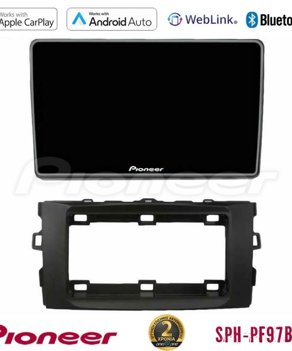 Kimpiris - Pioneer SPH-PF97BT Series    Toyota Auris 2013-2016 Multimedia Station 9" (Tablet Style) Με Carplay & Android Auto