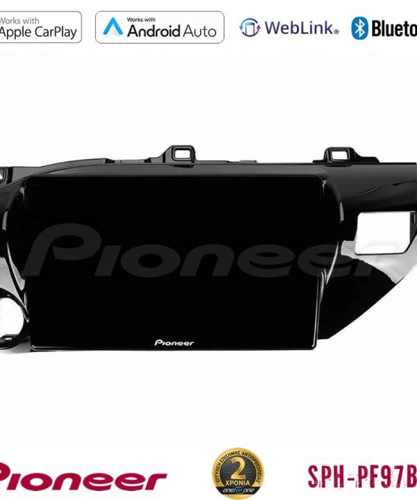 Kimpiris - Pioneer SPH-PF97BT Series    Toyota Hilux 2017-2021 Multimedia Station 9" (Tablet Style) Με Carplay & Android Auto