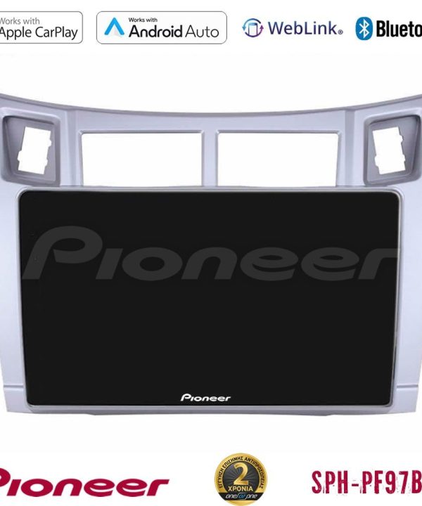 Kimpiris - Pioneer SPH-PF97BT Series    Toyota Yaris Multimedia Station 9" (Tablet Style) (Ασημί Χρώμα) Με Carplay & Android Auto