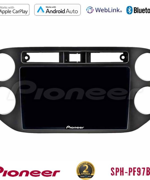 Kimpiris - Pioneer SPH-PF97BT Series    VW Tiguan Multimedia Station 9" (Tablet Style) (23mm alarm button) Με Carplay & Android Auto