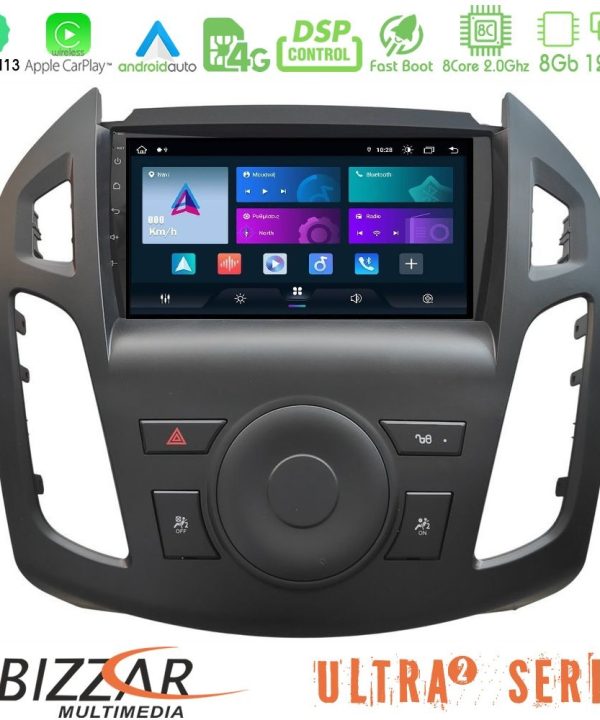 Kimpiris - Bizzar Ultra Series Ford Transit Connect 8core Android13 8+128GB Navigation Multimedia Tablet 9"