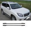 Kimpiris - Μπάρες Οροφής Railing Για Toyota Land Cruiser Prado FJ150 2009+ Roof-Rails Αλουμινίου Μαύρες 2 Τεμάχια