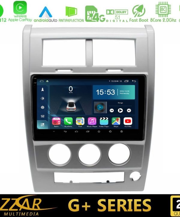 Kimpiris - Bizzar G+ Series Jeep Cherokee (KK) 2008-2012 8Core Android12 6+128GB Navigation Multimedia Tablet 10"