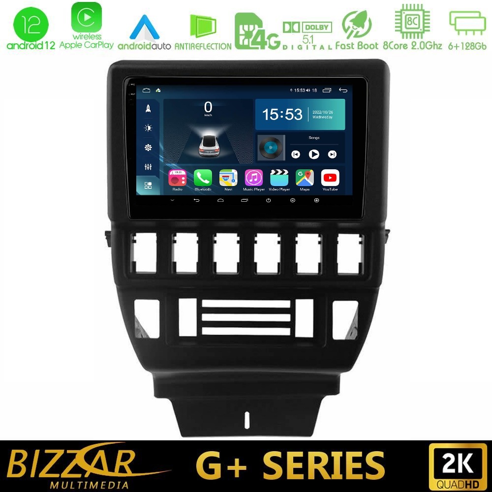 Kimpiris - Bizzar G+ Series Lada Niva 1993-2018 8core Android12 6+128GB Navigation Multimedia Tablet 9"