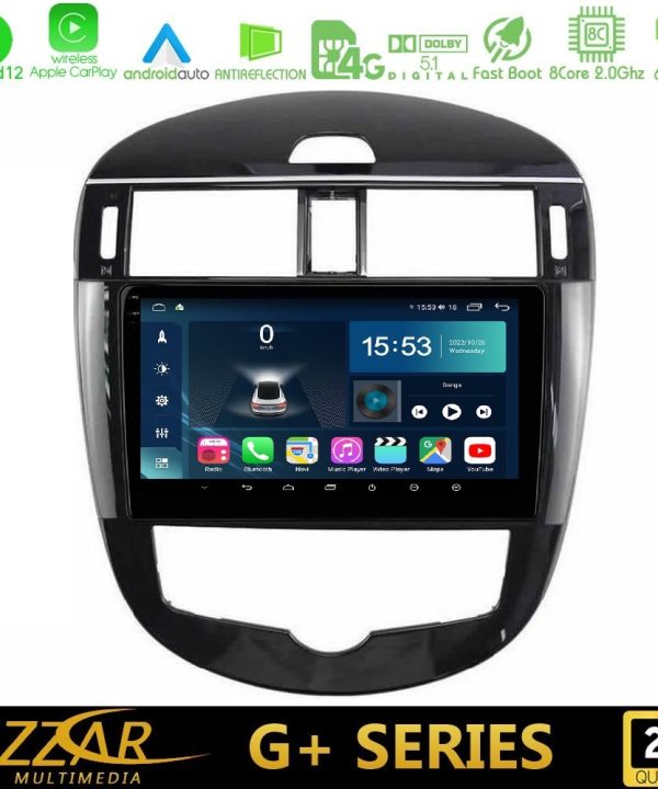 Kimpiris - Bizzar G+ Series Nissan Pulsar 2015-2018 8core Android12 6+128GB Navigation Multimedia Tablet 9"