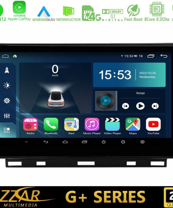 Kimpiris - Bizzar G+ Series Renault Clio 5 2020-2024 8core Android12 6+128GB Navigation Multimedia Tablet 9"