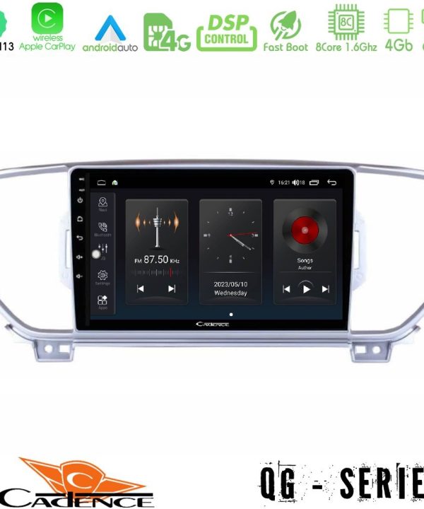 Kimpiris - Cadence QG Series 8Core Android13 4+64GB Kia Sportage 2016-2018 Navigation Multimedia Tablet 9"