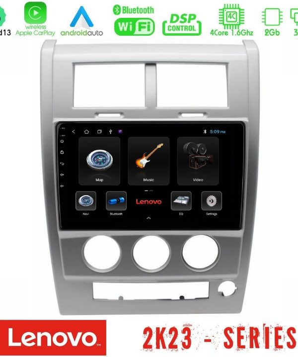 Kimpiris - Lenovo Car Pad Jeep Cherokee (KK) 2008-2012 4Core Android 13 2+32GB Navigation Multimedia Tablet 10"